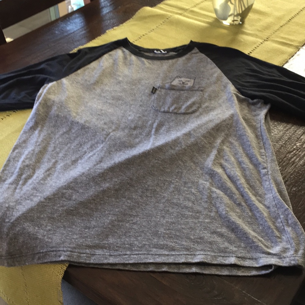 Ripndip baseball tee sleeve length